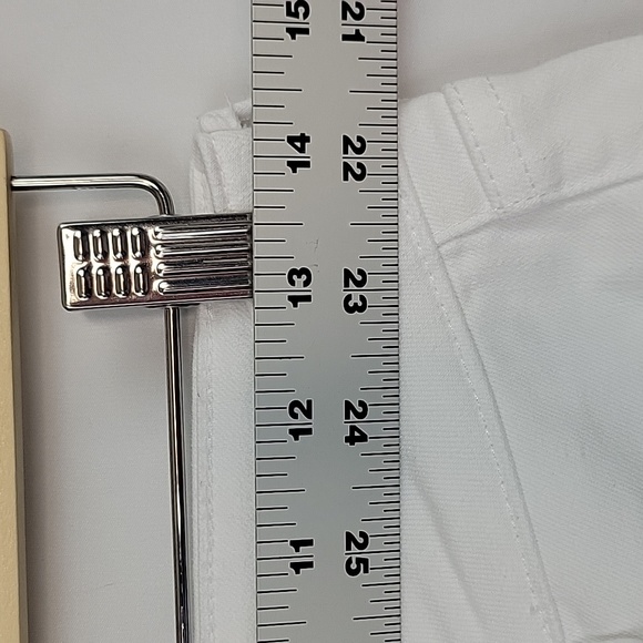 Pistola Skinny Ankle Jeans Mid Rise Bright White Size 28 - Picture 7 of 13